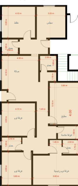 مخطط الوحدة الكامل — بالما - Palm B2