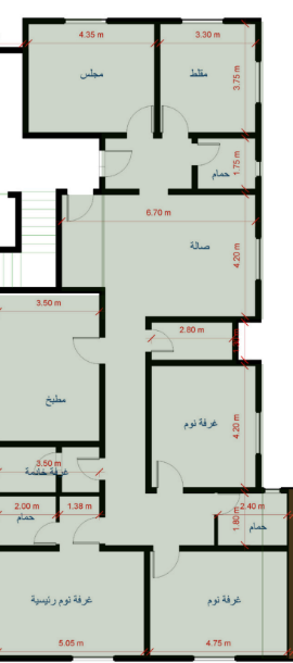 مخطط الوحدة الكامل — بالما - Palm B3